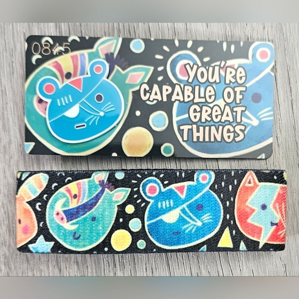 ZOX "YOU'RE CAPABLE OF GREAT THINGS" #845 UNRELEASED GOLDIE VAN GOGH WRISTBAND